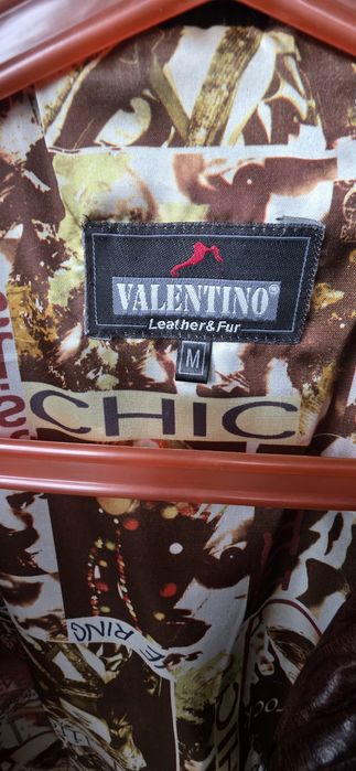 ДАМСКО КОЖЕНО САКО VALENTINO – естествена  кожа, преходно