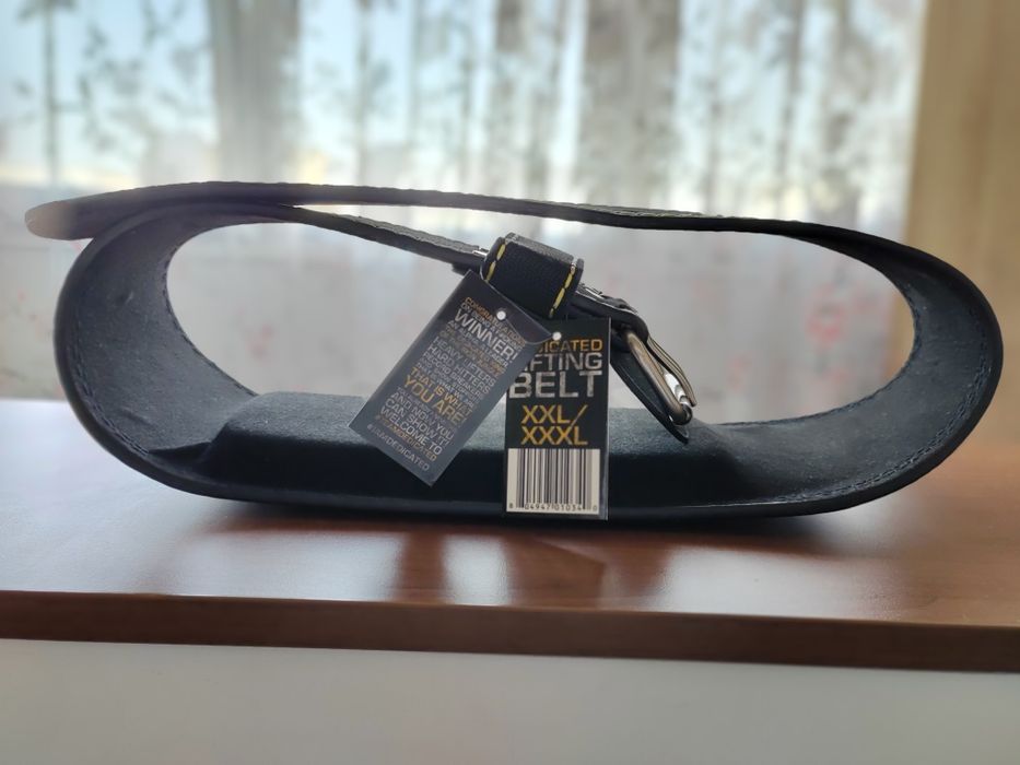 Centura de piele pentru antrenament Dedicated