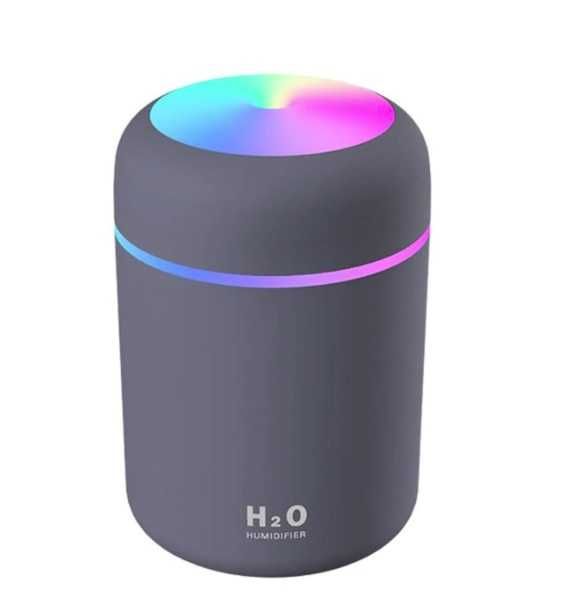 Овлажнител за въздух Дифузер ултразвуков с LED светлини USB нано ароматерапия за дом кола преносим