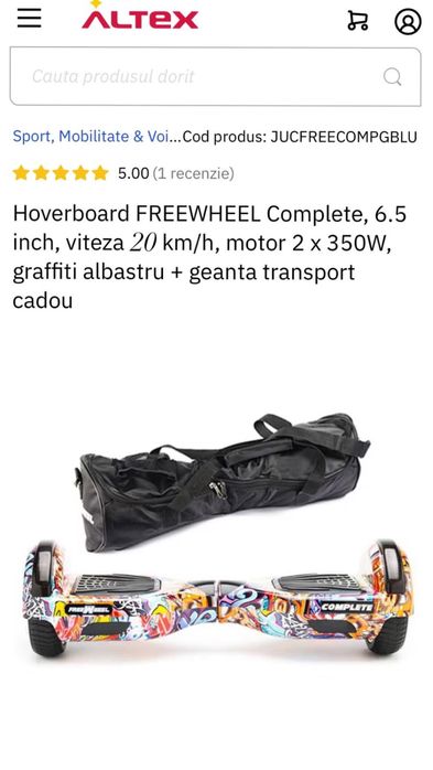 Hoover board  ca si nou