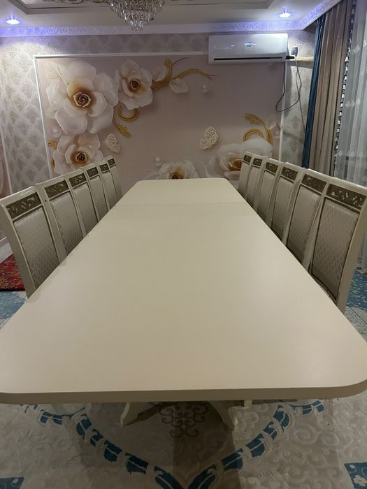 Овальный стол 12 стулья
