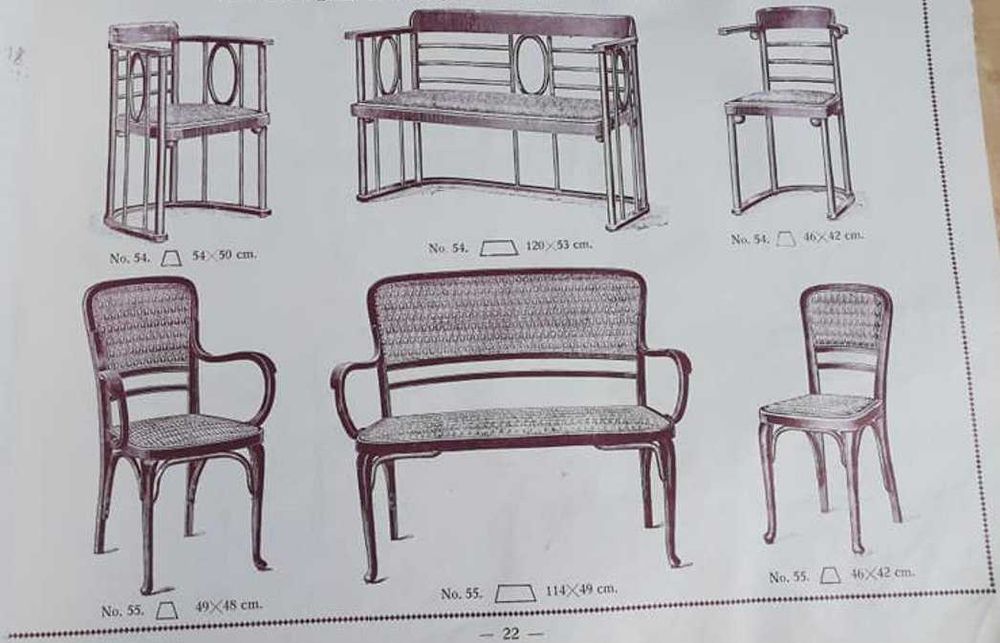Thonet Mundus - set 2 fotolii, designer Gustav Siegel - accept schimburi