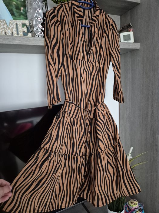 Rochie animal, croi lejer, S M