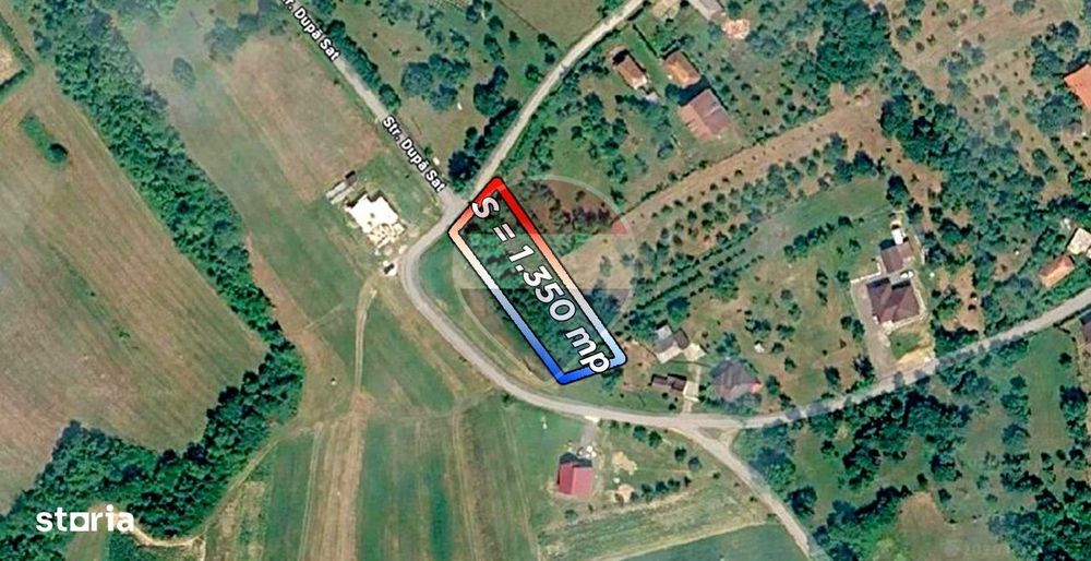 Teren constructie casa in Cernesti, pe deal