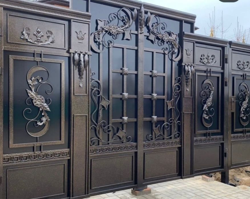 Покраска ворот