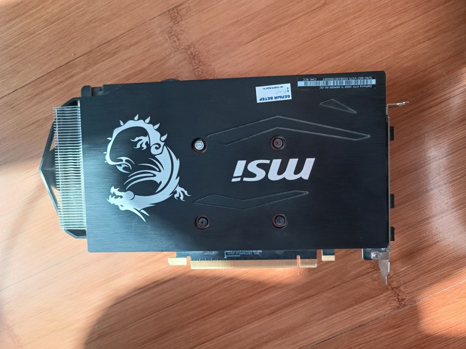 Видеокарта msi gtx 1660ti 6gb