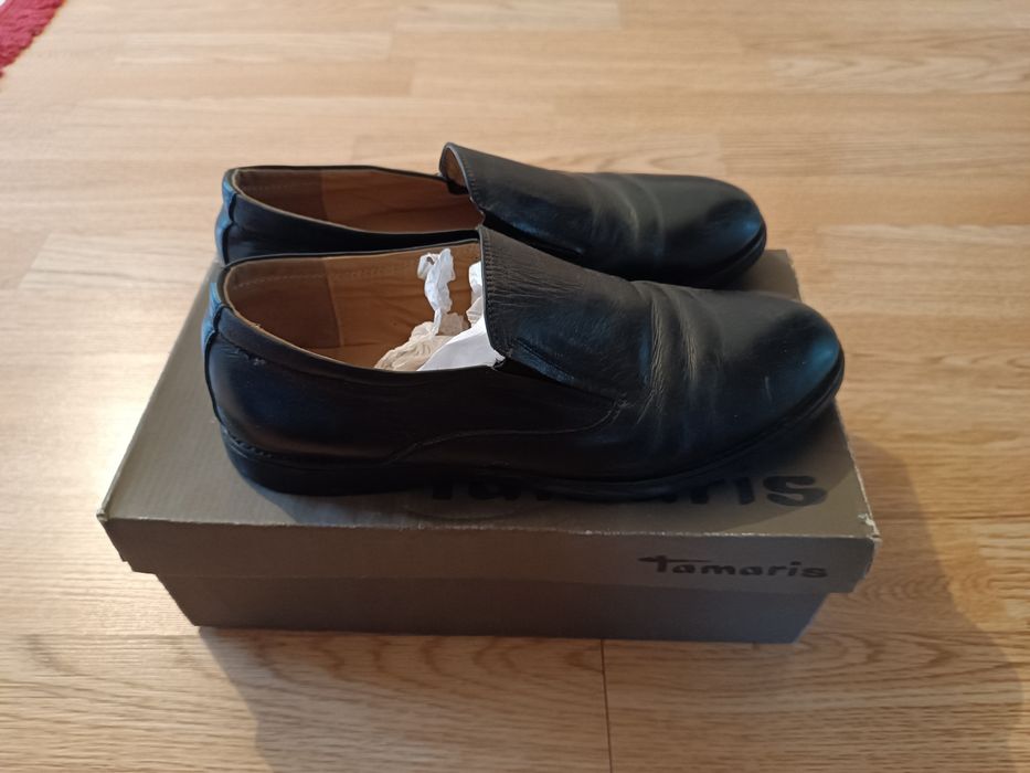 Кожаные мокасины