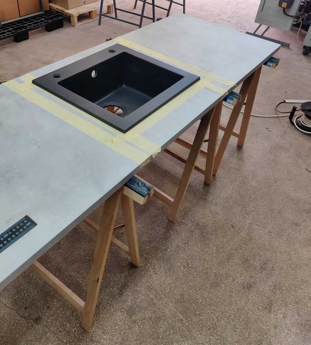 Decupare si gaurire blat bucatarie pentru chiuveta / plita