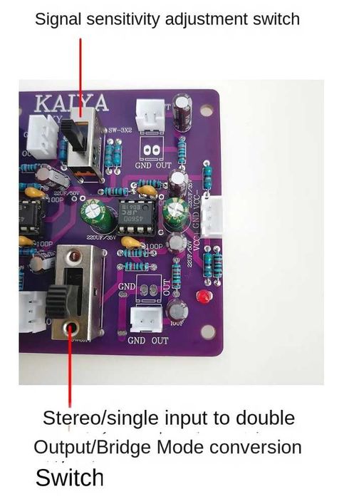Preamplif HIFI stereo si Bridge