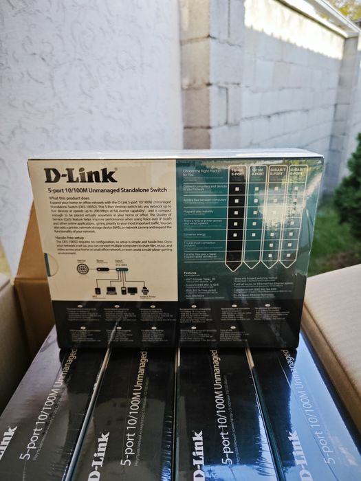 Switch, Неуправляемые коммутаторы D link (5портов)