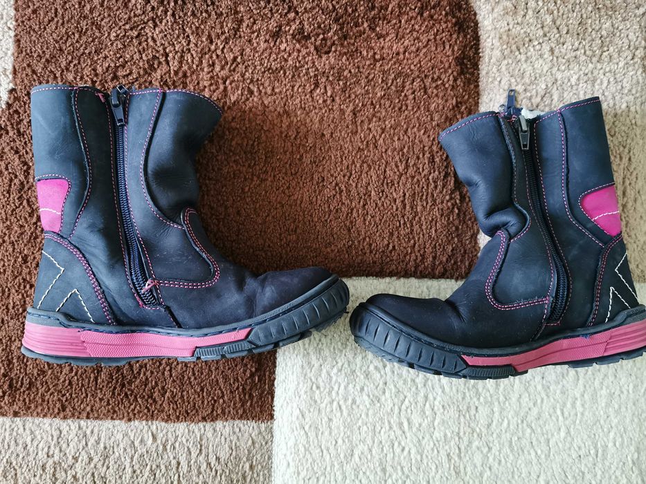 Детски кожени ботуши 25,27,28, 29 номер по 10 лева за чифт!