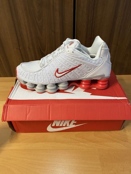Nike Shox White-Red