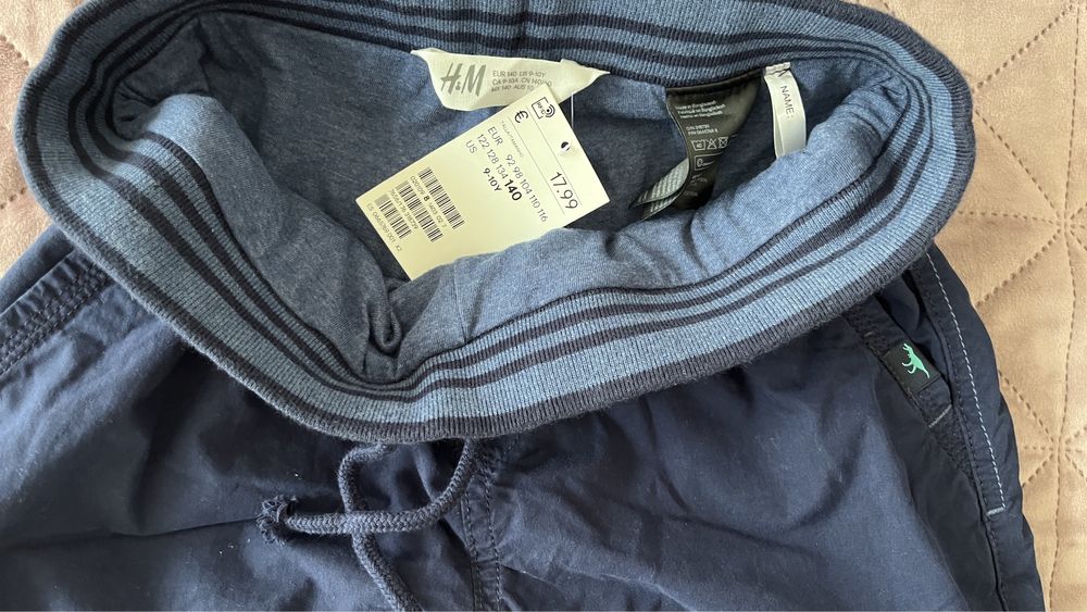 Детски панталони с подплата H&M и дънки за момче  9-10 години