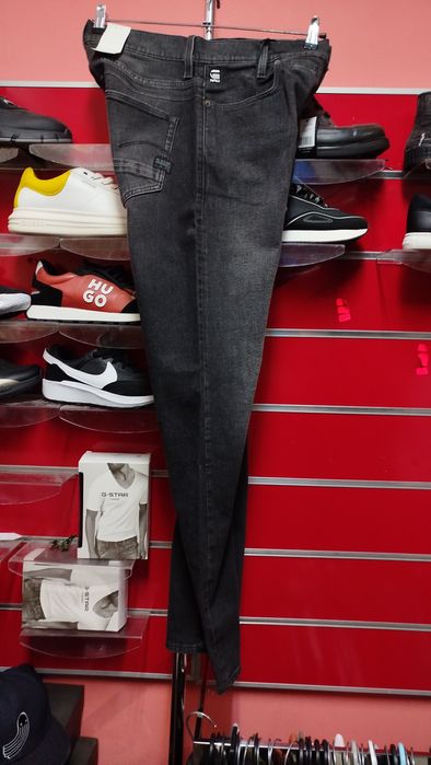 Оригинални дънки G-Star Raw D-Staq W31 нови мъжки черни slim  5 pocket