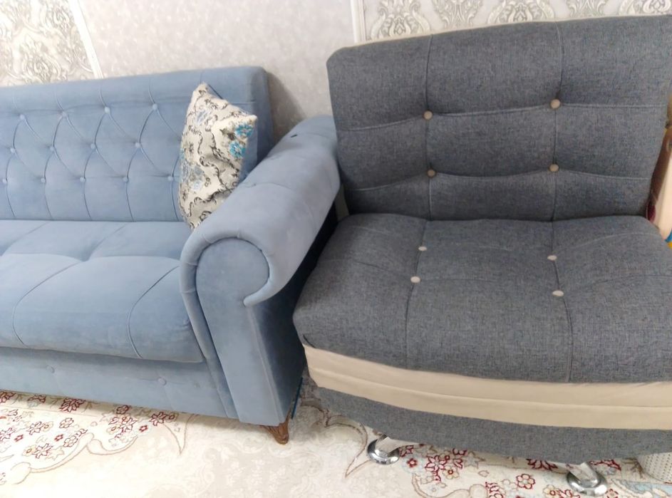 Диван и кресло 50000тг