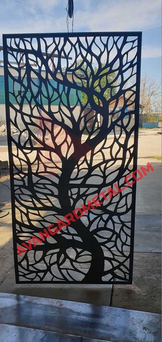 Лазерно рязане на метални решетки за врати огради и други