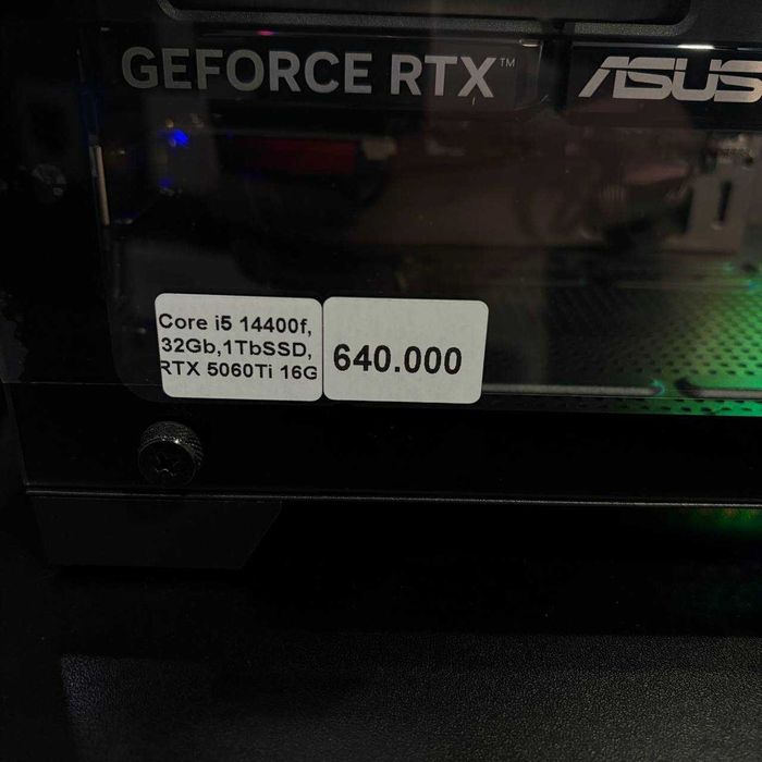 Новый! Игровой PC! i5, RTX  5060 Ti