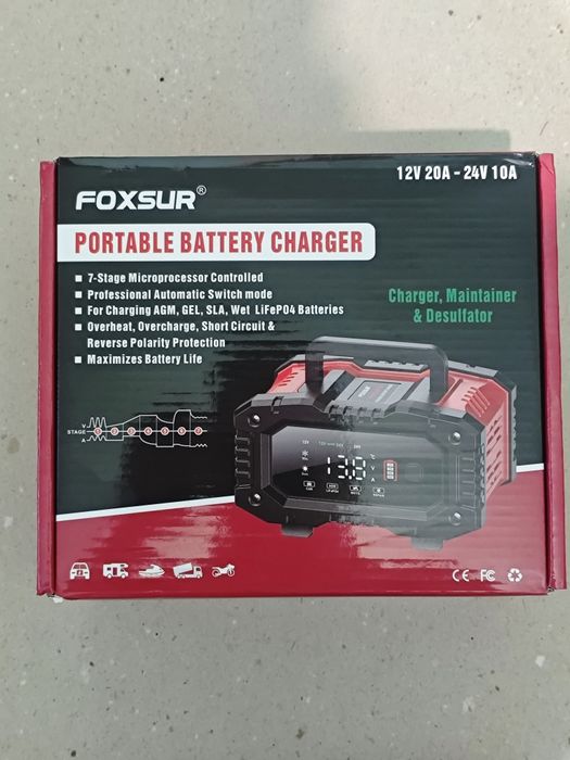 Inacrcator / Desulfator smart pentru baterii auto - nou