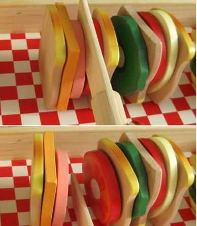 Деревянный набор "Делаем сэндвич"