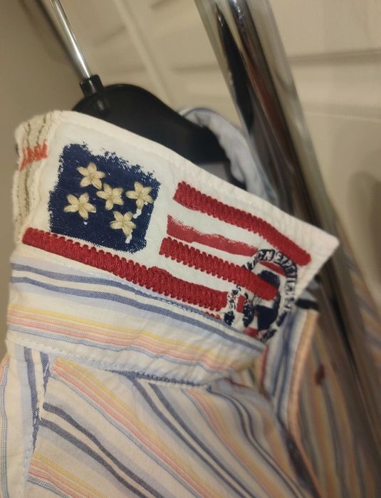 Рубашка Napapijri 100% хлопок. Премиум.