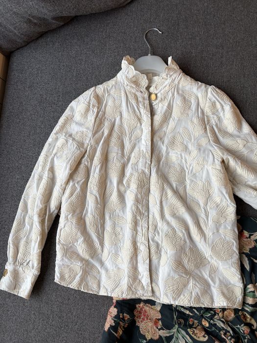 Риза Sezane екрю без забележки