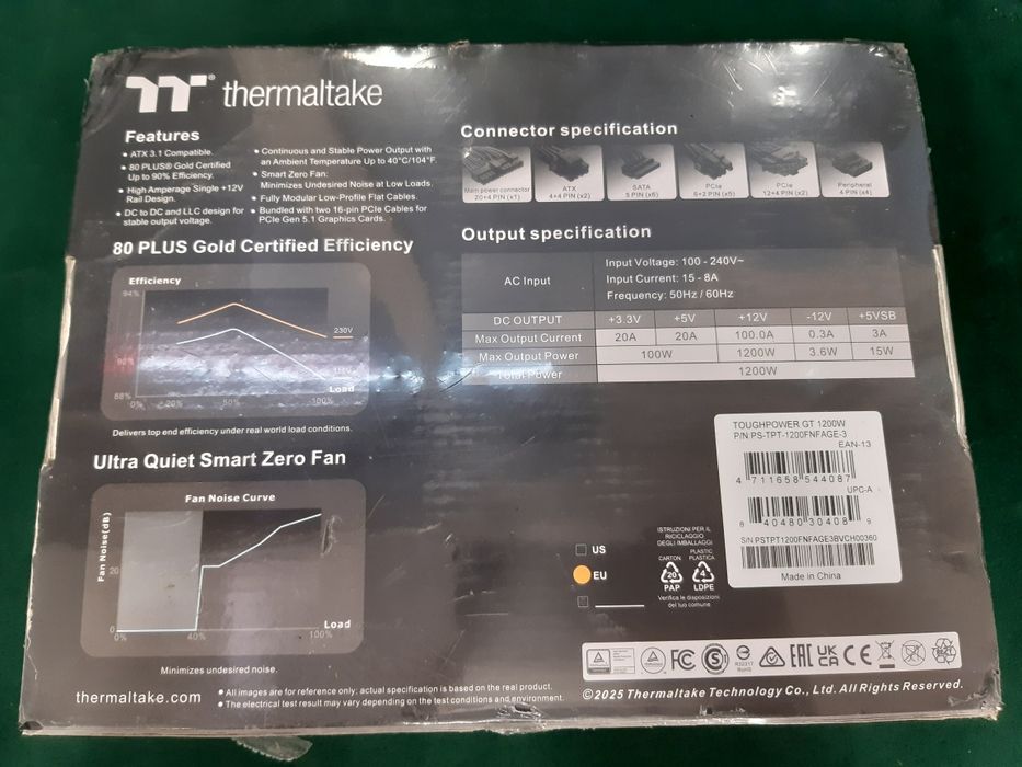 Sursa de alimentare Toughpower GT1200W Sigilata