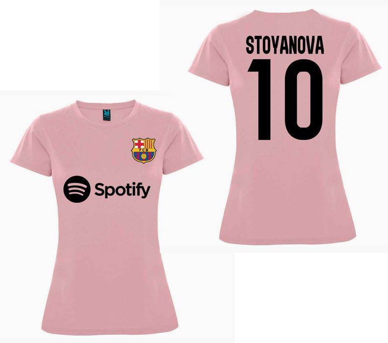 DRI-FIT ДЕТСКИ, МЪЖКИ тениски Барселона Barcelona YAMAL с ИМЕ по избор