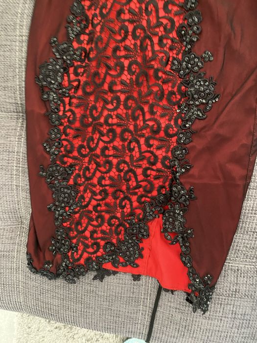 Rochie rosie eleganta