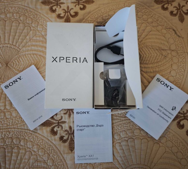 Sony Xperia XA1 (G3121) Gold - Като нов, Пълен комплект с кутия!
