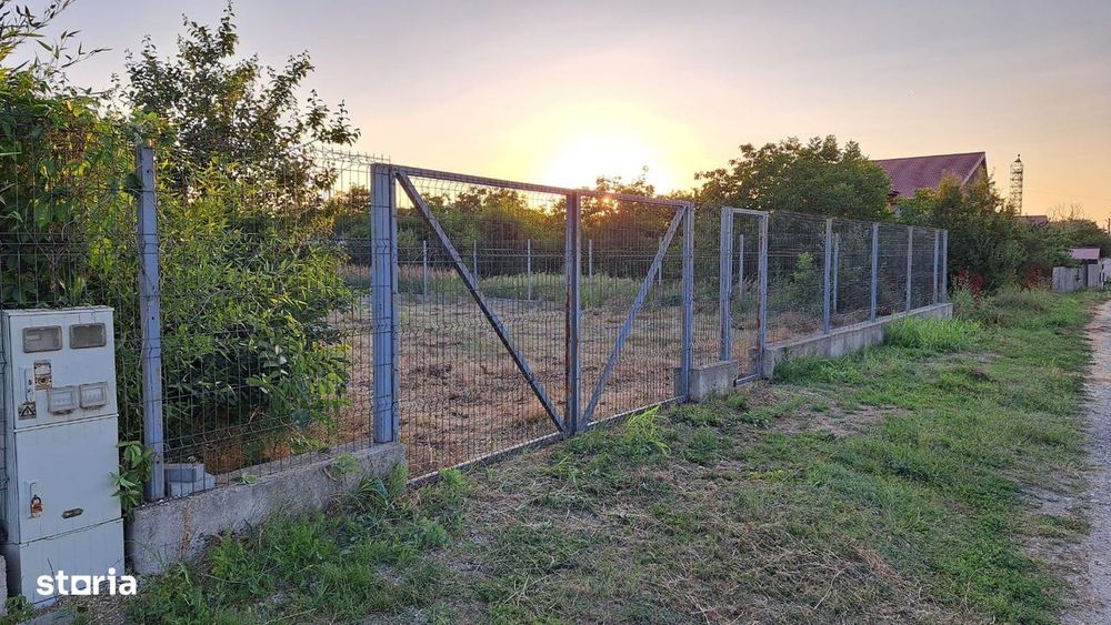 Vanzare teren intravilan imprejmuit 800mp Buftea