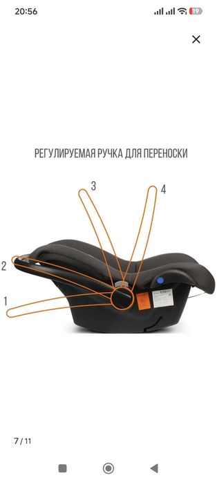 Автолюлька с 0 до 12 месяцев