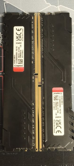 Kit Memorie RAM Kingston FURY Beast 32GB (2 x 16GB) DDR4 3600MHz CL18