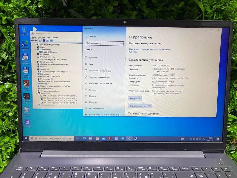 Lenovo core i3-1115G4 ddr4 4/256 SSD holati zor