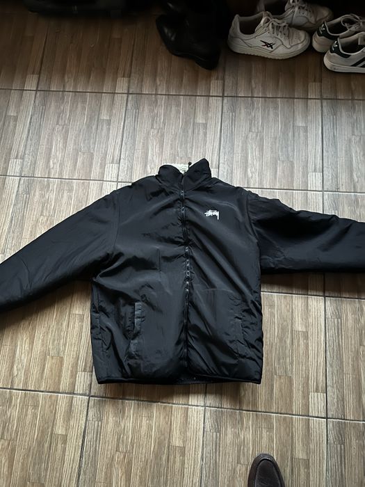 Stussy 8 ball fleece reversible jacket