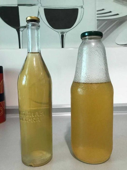 Яблочный уксус, 100% на мёде 0,5 л-3000 тен. 100% полезен