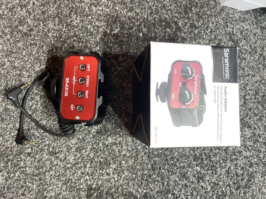 Adaptor audio pasiv 2 canale Saramonic SR-AX100