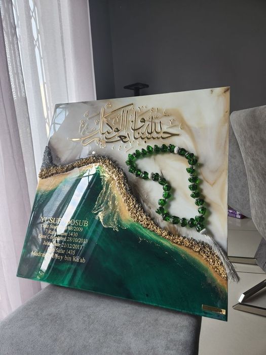 Resin Art, Epoxy smoladan yasalgan soat va kartinkalar