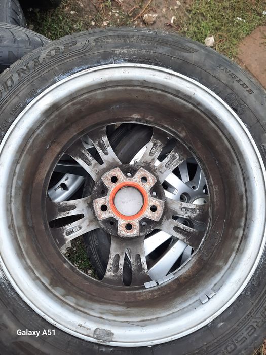 Ляти джанти с гуми. Мерцедес 5×112,16цола