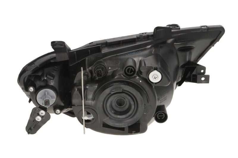 Far Mitsubishi L200 - Far fata pentru modelul 2006-2010 alb/galben