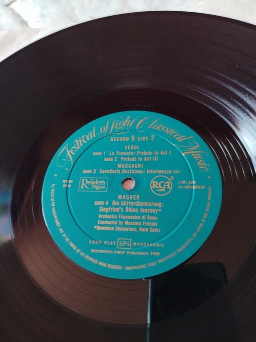 Lot 5Viniluri muzică clasică orchestra operă Viena,Roma,Londra.an 1960