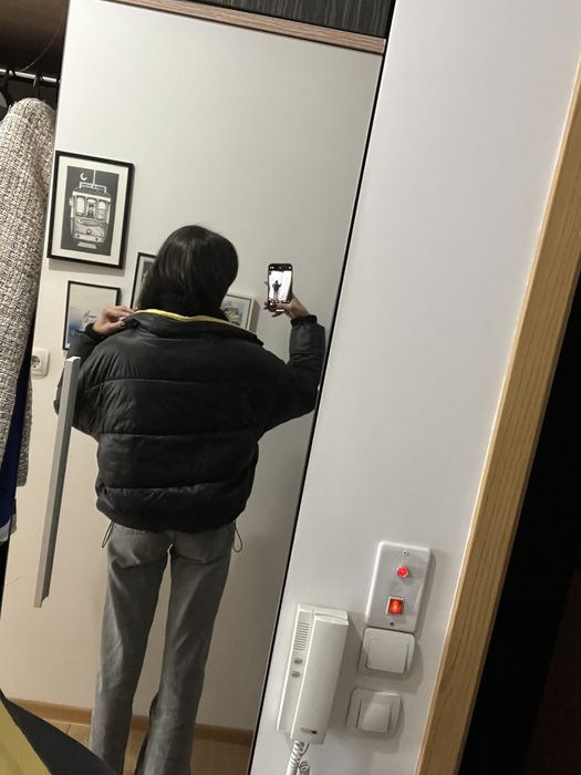 Зимно яке ZARA XS размер бомбър оувърсайз