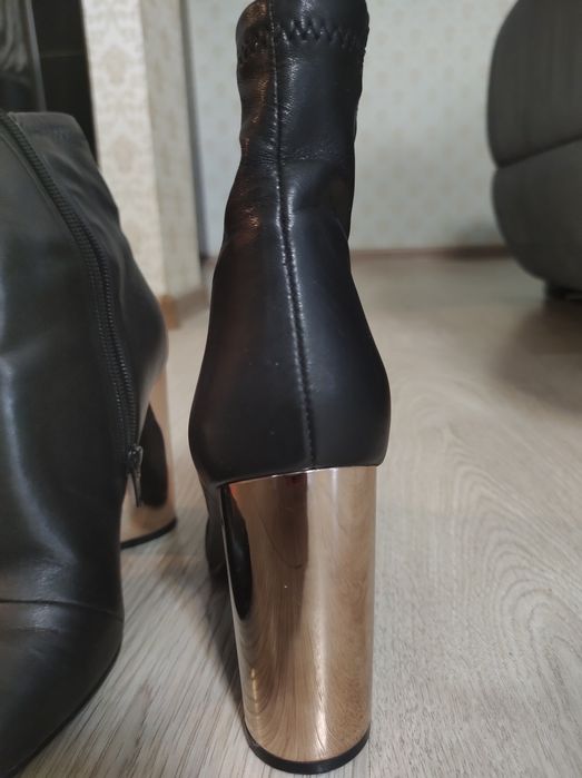 Ботильоны из натуральной кожи
