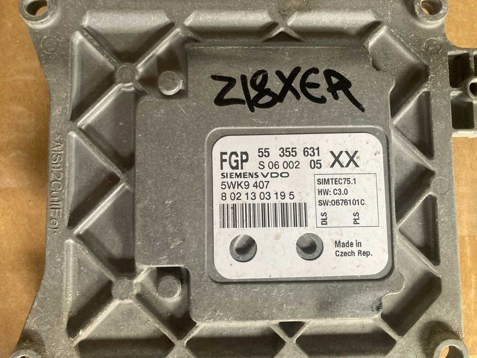 Компютър еку ecu електронен блок двигател опел вектра ц з18хер z18xer