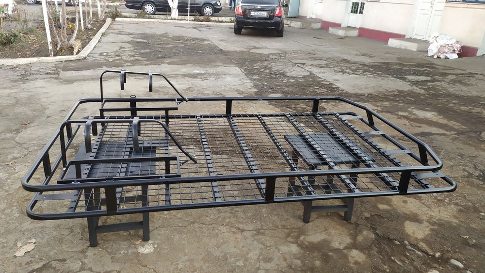 Автобагажник на уаз патриот с креплением для конистры.
