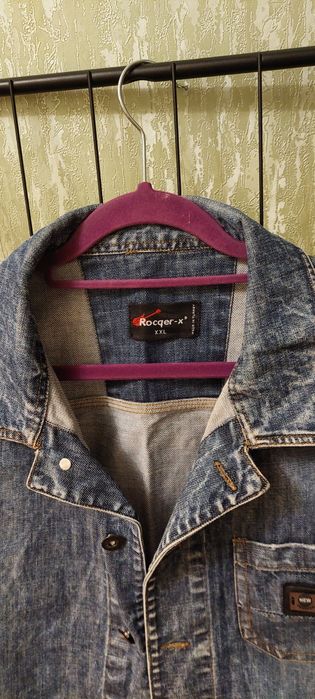 Куртка необычная джинсовая