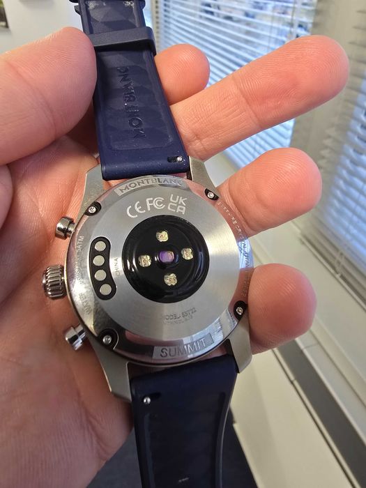 Montblanc Summit 3 Smartwatch – Titanium – Full Box – Stare excelenta + curea piele neagra