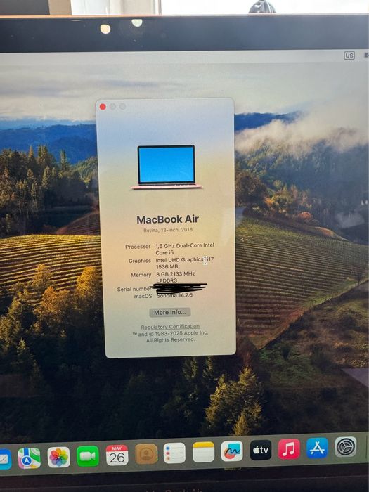 Macbook Air a1932 Rosegold 512gb