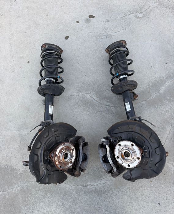 SET Fuzeta Completa Stanga/Dreapta Arc Telescop Etrier Rulment Vw Golf 7