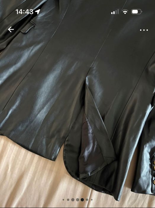 Blazer Zara din piele ecologică