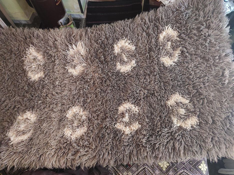 Ръчно тъкан китеник с дълги ресни,аша